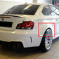 TAX REFUND SALE. BMW 1M Visible Carbon/Kevlar rear fender flares/rear quarter panels. Save $60