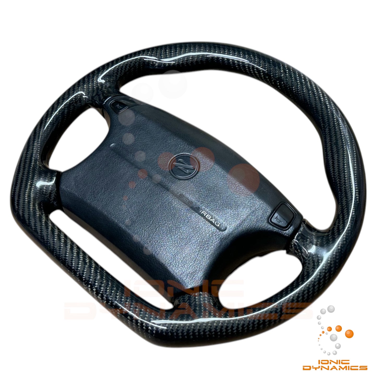 300zx Z32 Carbon Fiber laminated steering wheel. Up to $40 off.
