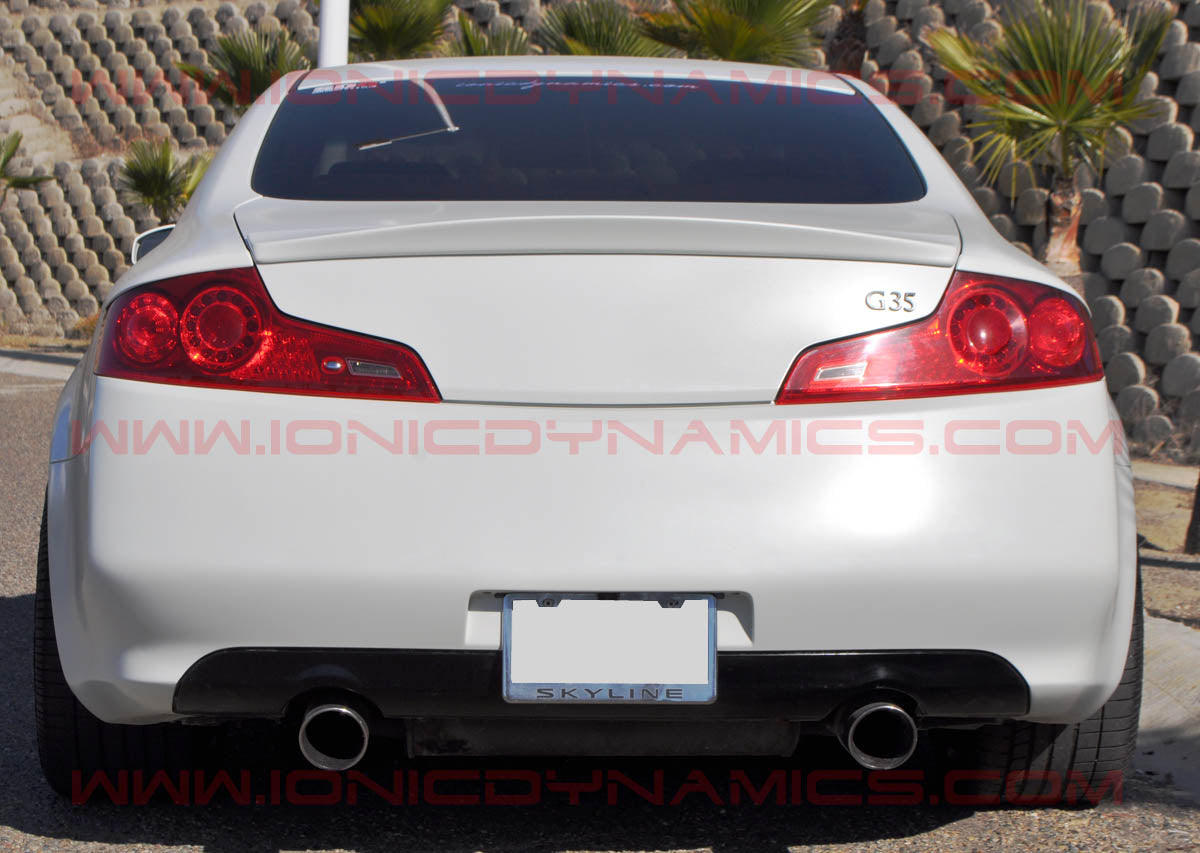 2003-2007 G35 Coupe Ionic shorty rear spoiler