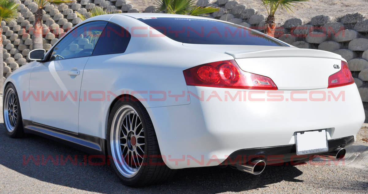 2003-2007 G35 Coupe Ionic shorty rear spoiler