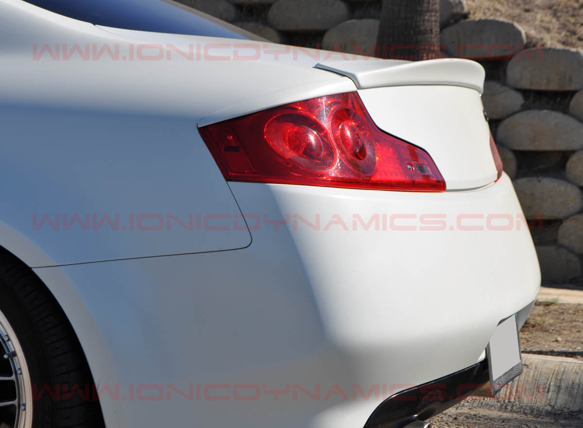 2003-2007 G35 Coupe Ionic shorty rear spoiler