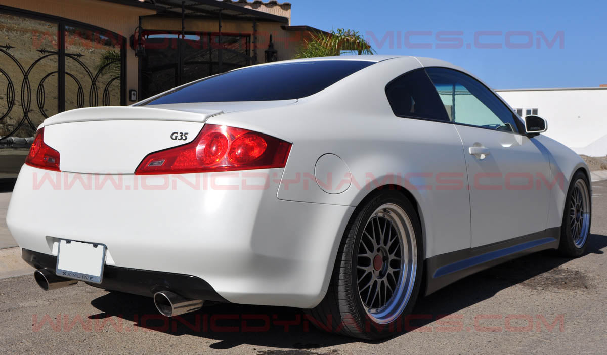 2003-2007 G35 Coupe Ionic shorty rear spoiler