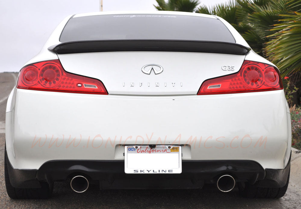 2003-2007 G35 Coupe V3 Nismo style rear diffuser – Ionic Dynamics