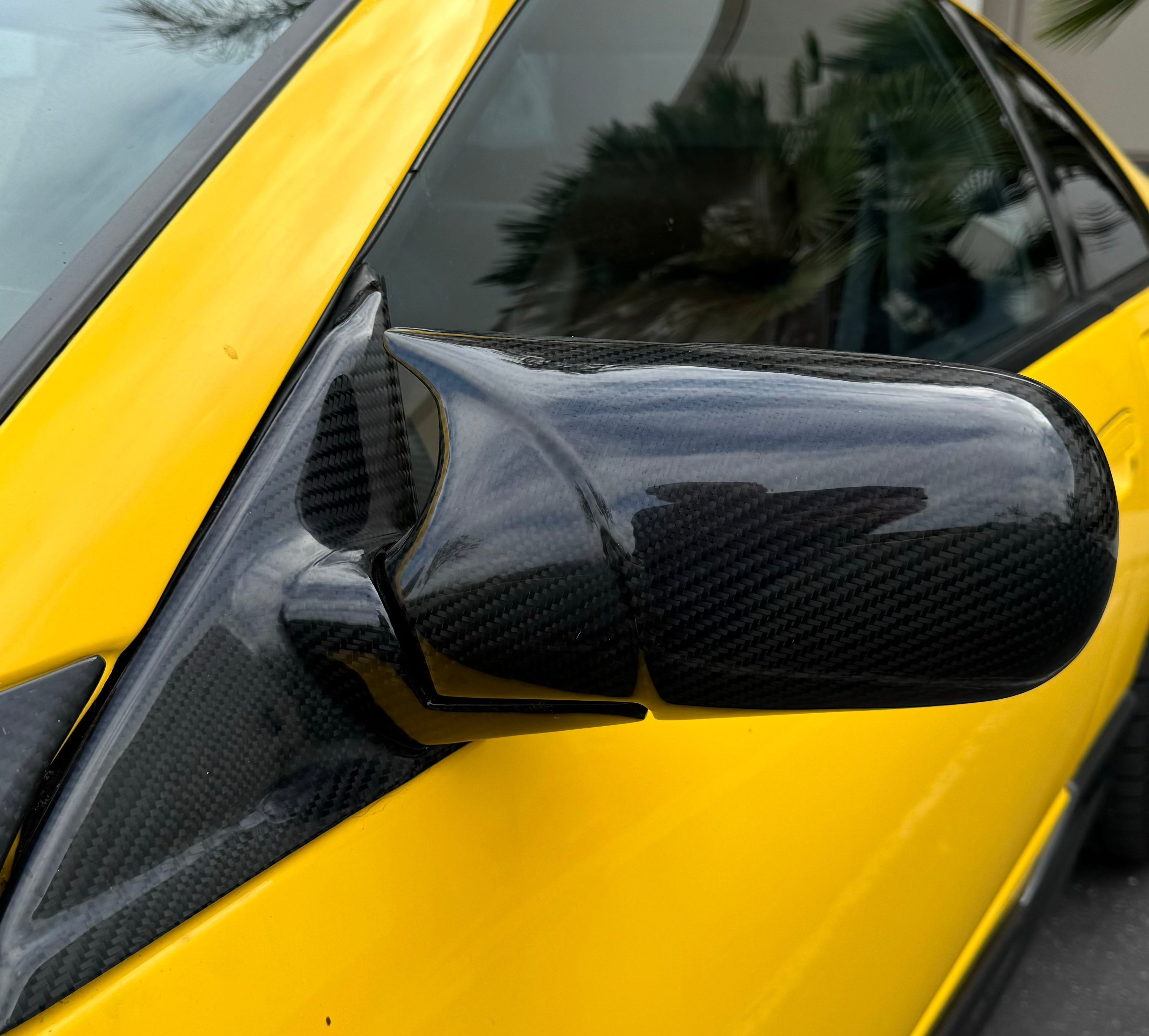 300zx Z32 Carbon Fiber Carbon Mspec side mirrors. – Ionic Dynamics