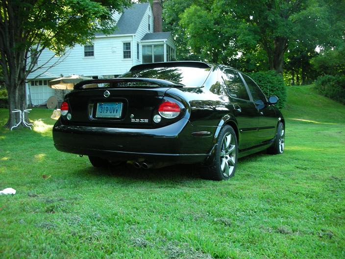 Black Acrylic Rear Window Roof Visor Spoiler For 2000-2003 Nissan Maxima - HDC Autosports