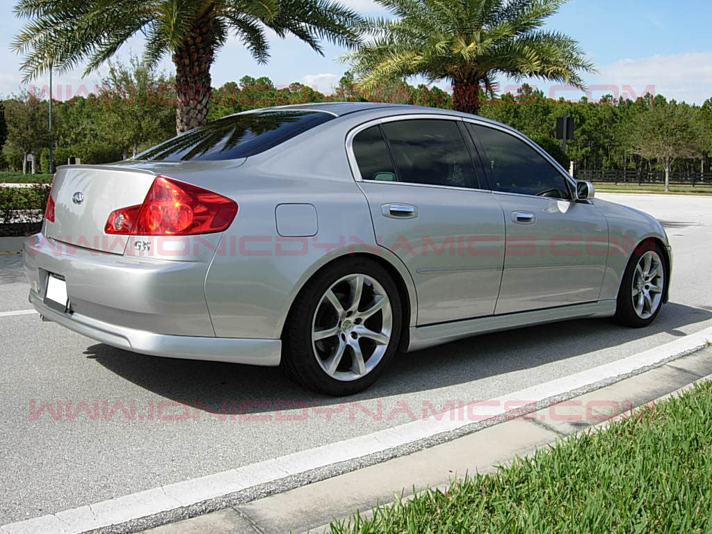 G35 Rear 2003 2003-2004 G35 Nismo replica rear valance lip – Ionic Dynamics
