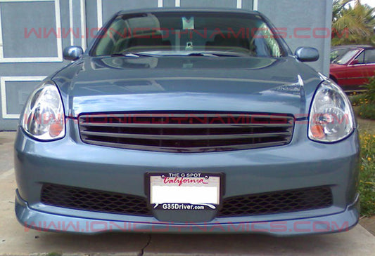 2005-2006 G35 Sedan emblemless grill